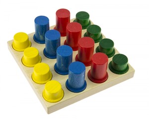 Розвивальні іграшки: Cubio Гра дерев'яна Кубіо (велика) Nic
