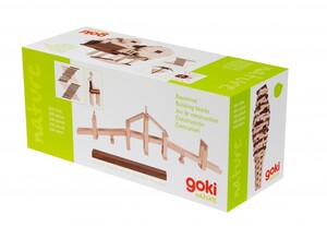 Конструкторы: Конструктор деревянный Строительные блоки (натуральный) Goki