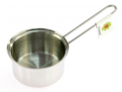 Игрушечная посуда и еда: Игровая кастрюлька металлическая ковш (9 см) Nic