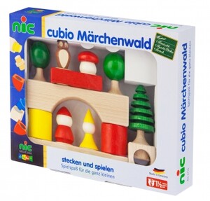 Игры и игрушки: Cubio Конструктор деревянный (17 эл.) Nic