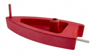Іграшки для ванни: Вітрильник дерев'яний червоний Nic