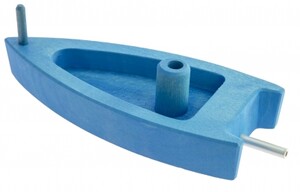 Іграшки для ванни: Вітрильник дерев'яний синій Nic