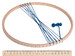 Набор для рукоделия Рамка для плетения (круглая) Nic дополнительное фото 1.