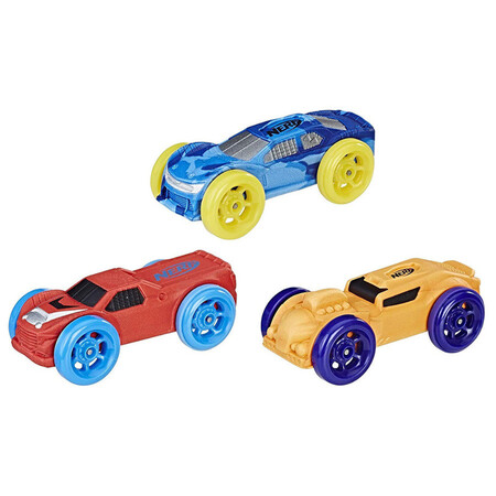 Машинки: Набір з трьох машинок (версія 3) Nerf