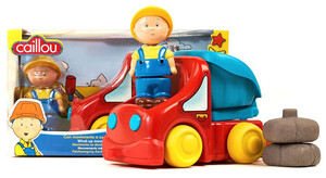 Ігри та іграшки: Ігрововй набір Каю-будівельник і вантажівка (блакитний кузов), Caillou