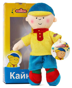Мягкие игрушки: Мягкая игрушка Кукла Каю, 25 см, жёлто-голубой, Caillou