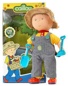 Игры и игрушки: Кукла Фермер с аксессуарами, 36 см, жёлто-серый, Caillou