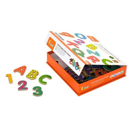 Проста арифметика: Набір магнітних літер і цифр Viga Toys, 77 шт.