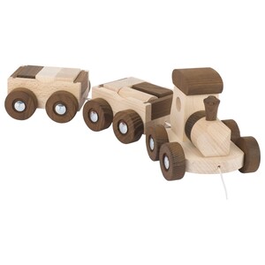 Розвивальні іграшки: Дерев'яна каталка Поїзд Амстердам Goki