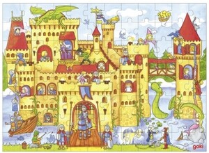 Игры и игрушки: Деревянный пазл Рыцарский замок Goki