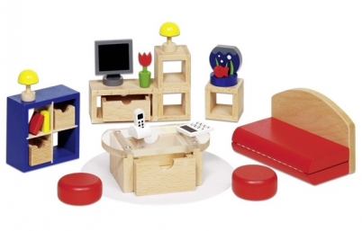 Домики и мебель: Набор для кукол Мебель для гостиной II Goki