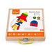 Набір магнітних блоків Viga Toys Форми і кольори з картками дополнительное фото 1.