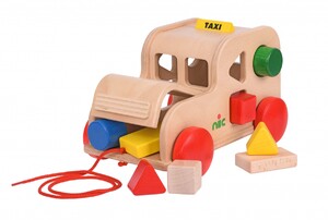 Развивающие игрушки: Сортер деревянный Такси Nic
