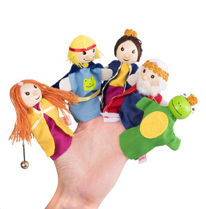 Игры и игрушки: Набор кукол для пальчикового театра - Царевна Лягушка Goki
