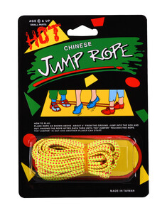 Ігри та іграшки: Скакалка-резинка (жовта) Goki