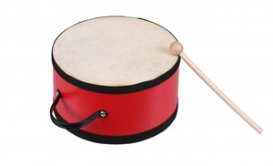 Дитячі барабани: Музичний інструмент — Барабан з дерев'яною ручкою Goki