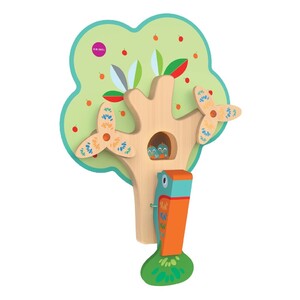 Бізіборди і бізікуби: Настінна іграшка Veritiplay Зайнятий Дятел Oribel