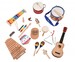 Музыкальный инструмент - Барабан с деревянной ручкой Goki дополнительное фото 4.