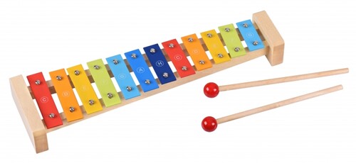 Детский ксилофон: Музыкальный инструмент - Ксилофон радуга Goki