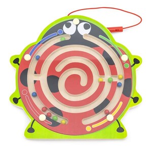 Ігри та іграшки: Магнітний лабіринт Viga Toys Жук сонечко