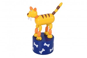 Фігурки: Іграшка: натисни і тряси — Тигр Goki