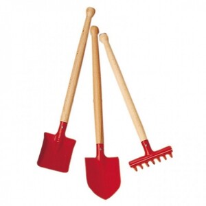 Развивающие игрушки: Набор садовых инструментов (красный) Nic