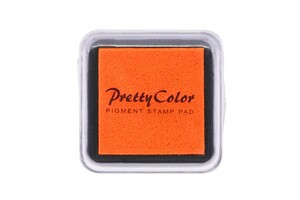 Дневники, раскраски и наклейки: Краска для штампиков (насыщенно-оранжевый) Goki