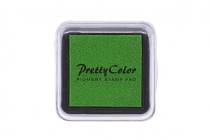 Дневники, раскраски и наклейки: Краска для штампиков (зеленый) 35х35 мм Goki