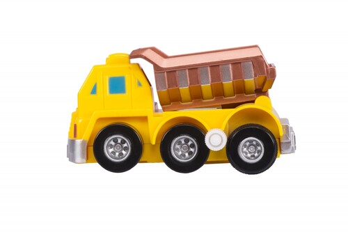 Будівельна техніка: Заводна іграшка Машинка жовта Goki