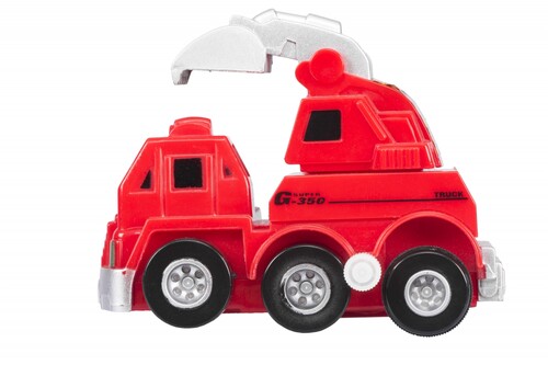 Рятувальна техніка: Заводна іграшка Машинка червона Goki
