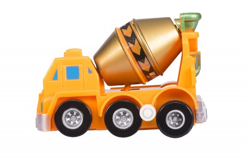 Будівельна техніка: Заводна іграшка Машинка помаранчева Goki