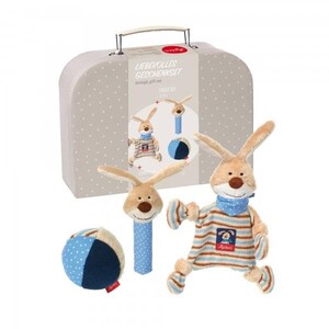 Розвивальні іграшки: Подарунковий набір брязкалець Semmel Bunny Sigikid