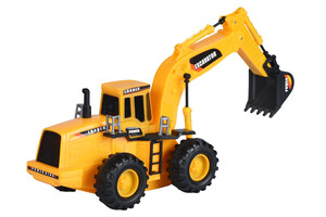 Городская и сельская техника: Машинка Mod-Builder Трактор с ковшом, желтый Same Toy