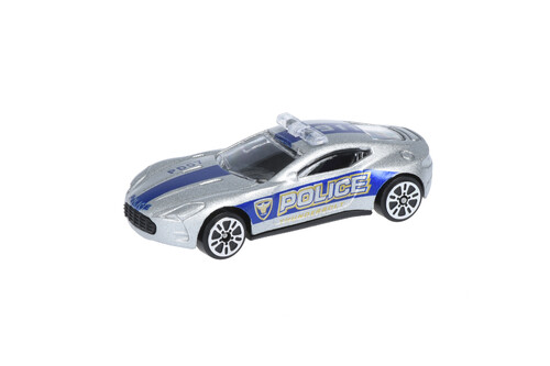 Рятувальна техніка: Машинка Model Car Поліція (сіра) Same Toy