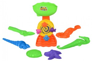 Ігри та іграшки: Набір для гри з піском з млином (7 шт.) Same Toy