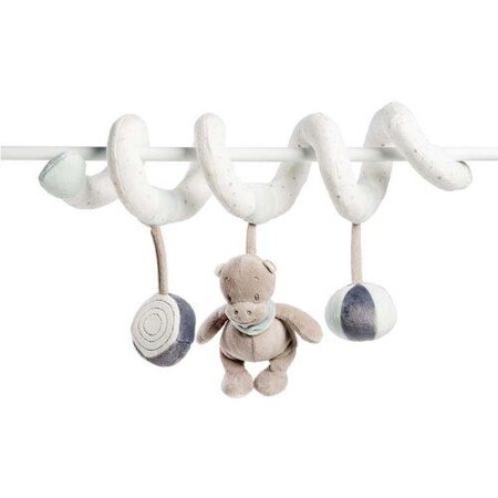 Іграшки на коляску та ліжечко: Міні мобайл-спіраль Лулу, Лея і Іполит Nattou
