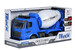 Машинка инерционная Truck Бетономешалка (синяя) со светом и звуком Same Toy дополнительное фото 1.