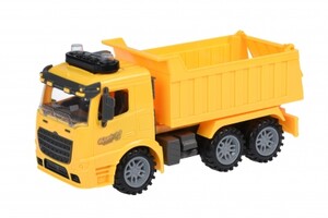 Ігри та іграшки: Машинка інерційна Truck Самоскид (жовтий) зі звуком і світлом Same Toy