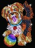 Набор для творчества BLUE Puppy Sequin Art