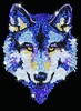 Набір для творчості BLUE Wolf Sequin Art