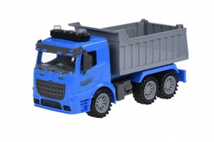 Игры и игрушки: Машинка инерционная Truck Самосвал (синий) со звуком и светом Same Toy