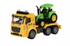 Машинка инерционная Truck Тягач (желтый) с трактором со светом и звуком Same Toy
