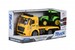 Машинка инерционная Truck Тягач (желтый) с трактором со светом и звуком Same Toy дополнительное фото 3.