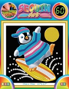 Набір для творчості 60 Penguin Sequin Art