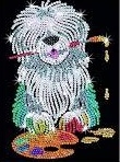 Аппликации и декупаж: Набор для творчества RED Pablo Sheepdog SA Sequin Art