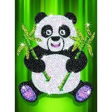 Аппликации и декупаж: Набор для творчества Red Paz Panda, Sequin Art
