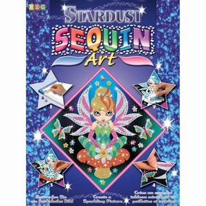 Аплікації та декупаж: Набір для творчості STARDUST Fairy Sequin Art