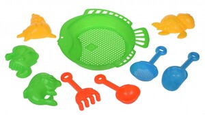 Развивающие игрушки: Набор для игры с песком зеленый (9 ед.) Same Toy