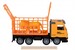 Машинка інерційна Super Combination Вантажівка (жовтий) для перевезення тварин Same Toy дополнительное фото 3.