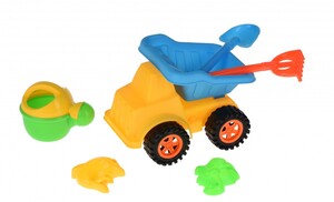 Ігри та іграшки: Набір для гри з піском Блакитний кузов (6 од.) Same Toy